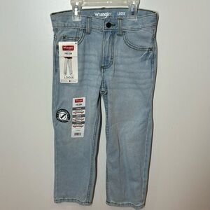 NWT Kids 5 Star Wrangler Light Blue Loose Fit Jeans size 5
